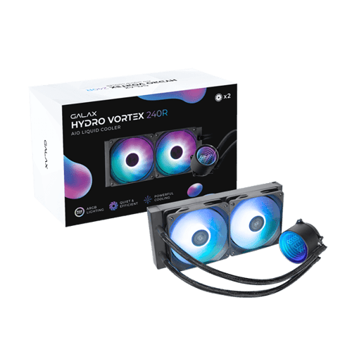 Galax Hydro Vortex 240R ARGB 240mm CPU Liquid Cooler (Black)